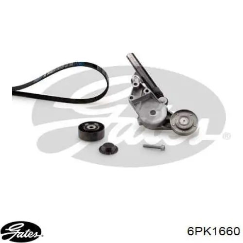 Клиновый ремень Gates 6PK1660 цена, от 13.41 USD