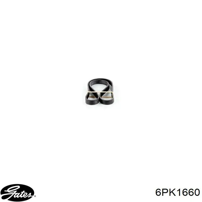 Ремень кондиционера Gates 6PK1660