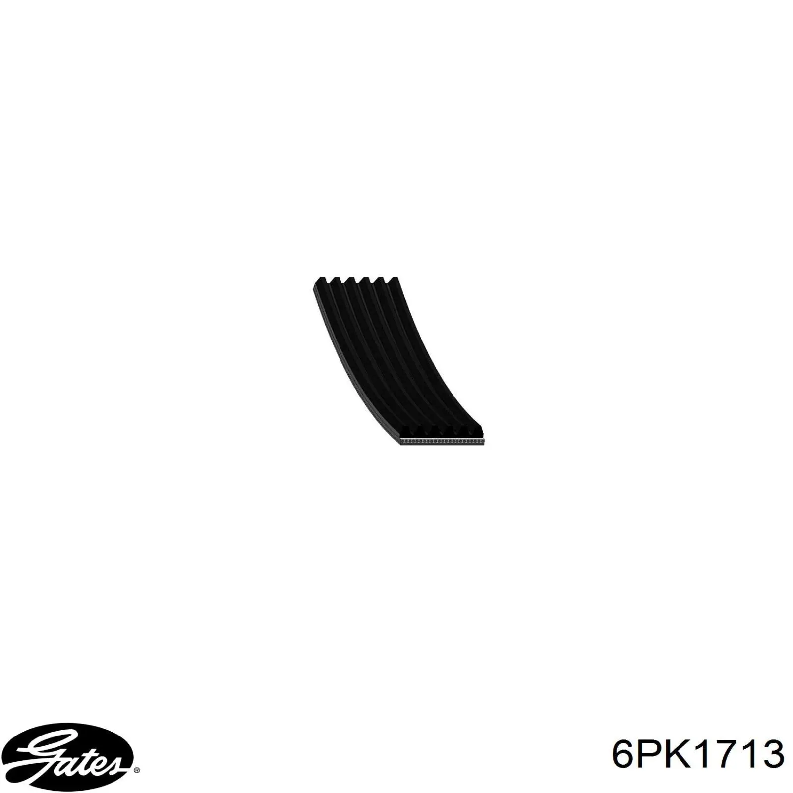 Ремень генератора 6PK1713 Gates