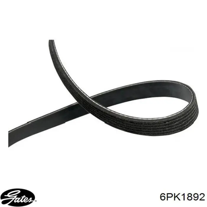 Клиновый ремень Gates 6PK1892 цена, от 13.54 USD