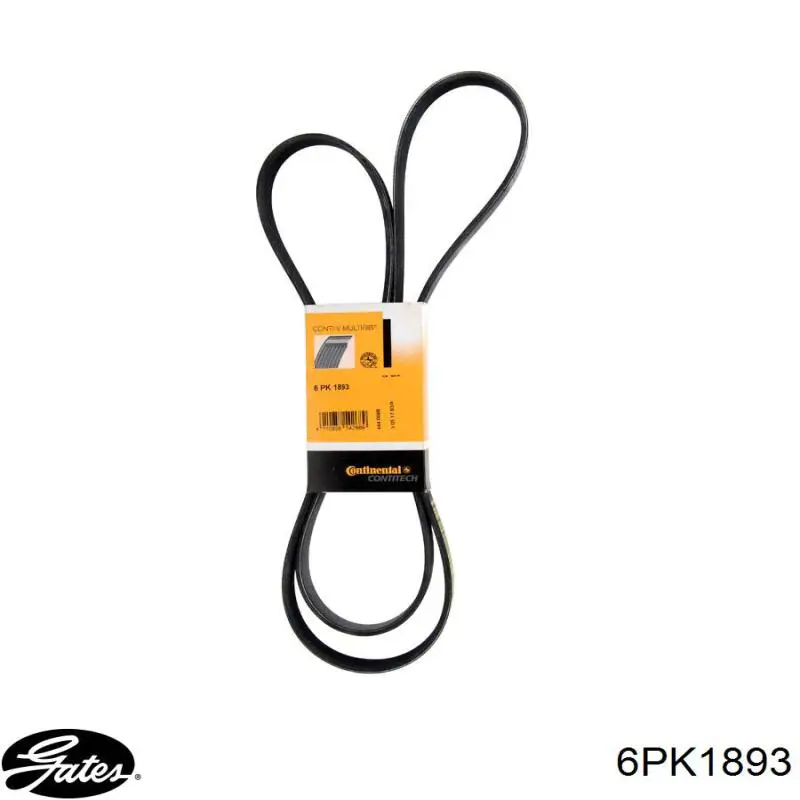 Ремень кондиционера Gates 6PK1893