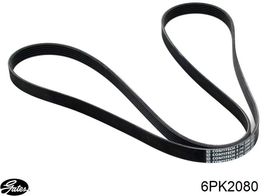 6PK2080 Gates Поликлиновый ремень