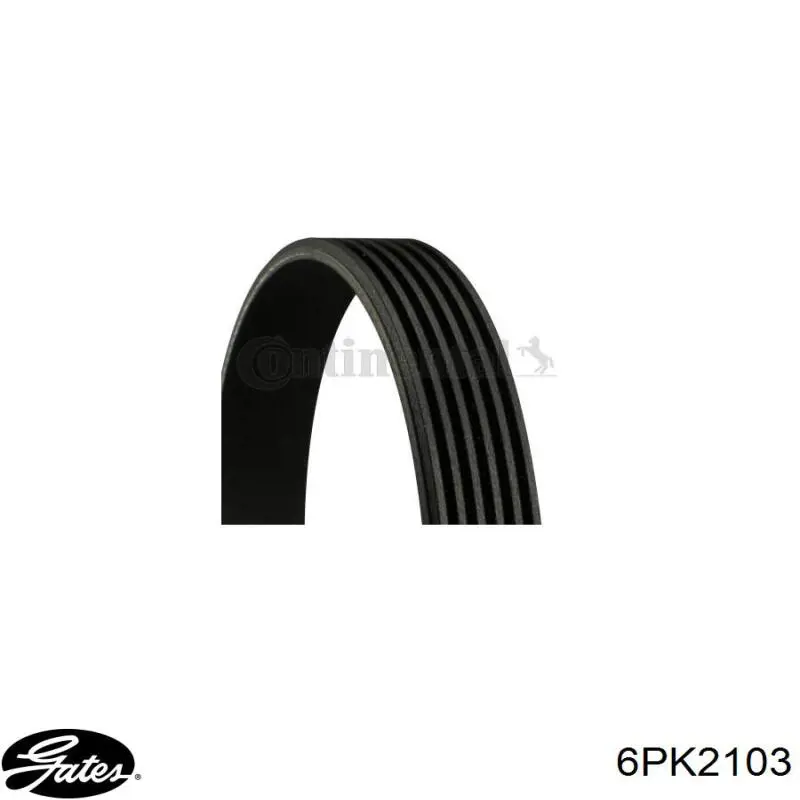 Ремень кондиционера Gates 6PK2103