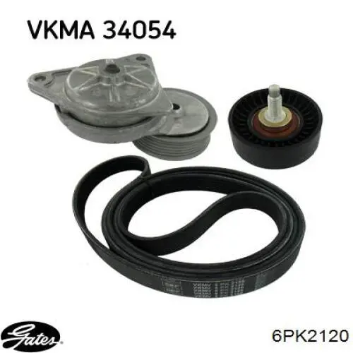 Ремень генератора 6PK2120 Gates