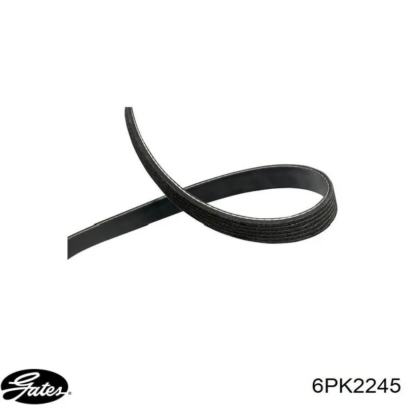 Ремінь приводний, агрегатів 6PK2245 Gates