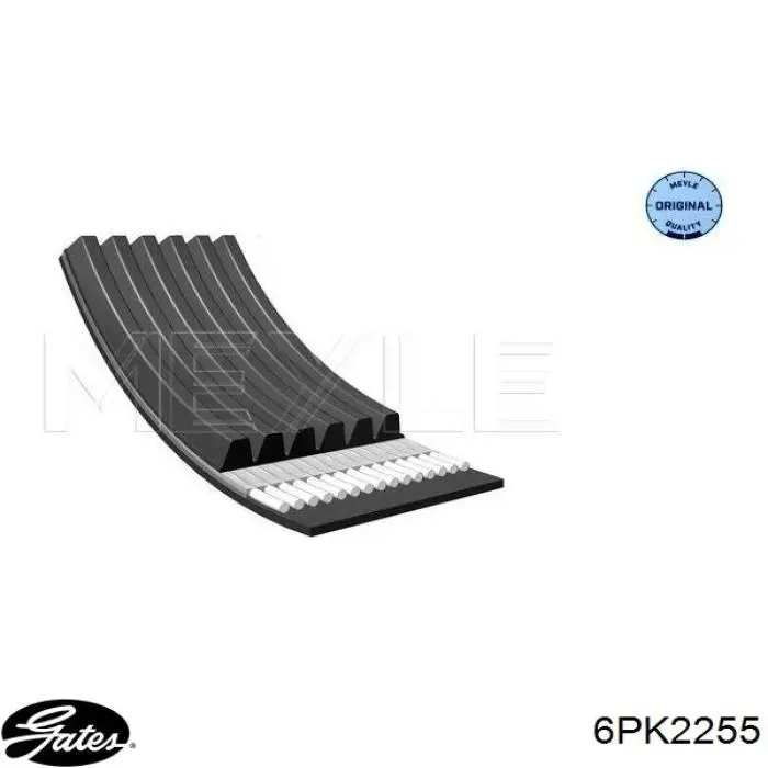 Клиновый ремень Gates 6PK2255 цена, от 15.48 USD