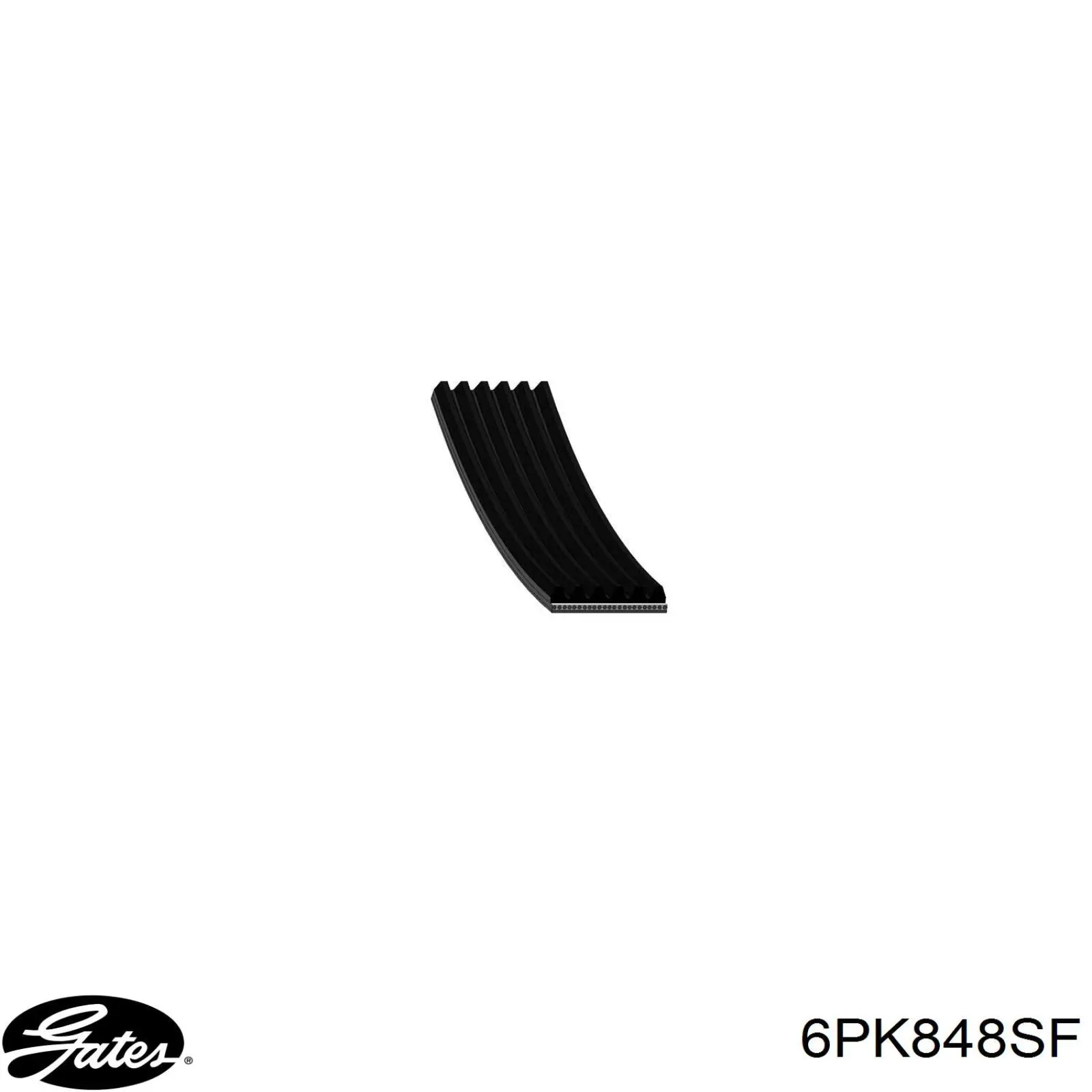Ремень генератора 6PK848SF Gates