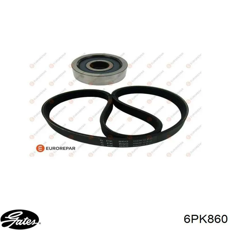 Купить 6PK860 Gates Ремень генератора