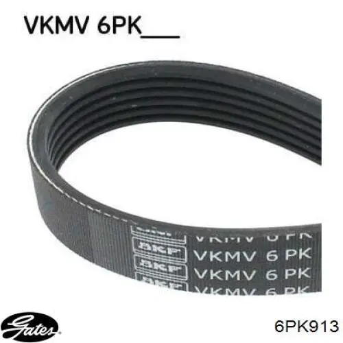 Ремень кондиционера Gates 6PK913