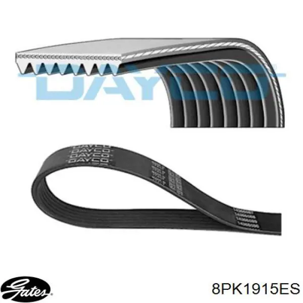Купить 8PK1915ES Gates Ремень генератора