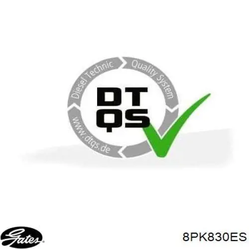 Клиновый ремень Gates 8PK830HD цена, от 8.35 USD