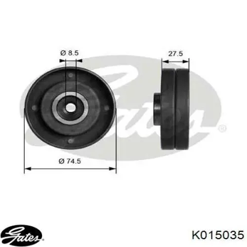 Комплект ГРМ K015035 Gates