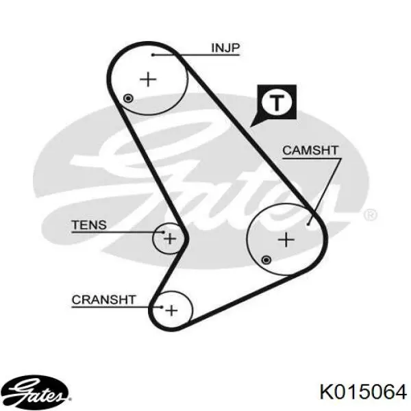 Купить K015064 Gates Комплект ГРМ