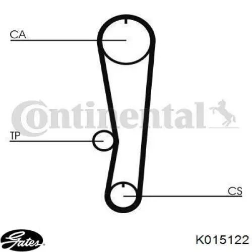 CT568K1 Continental/Siemens Комплект ремня ГРМ