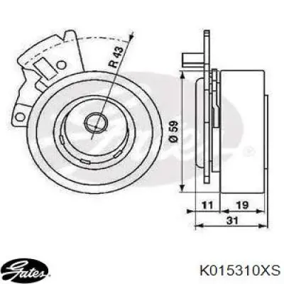 0530000410 Hyundai/Kia Комплект ремня ГРМ