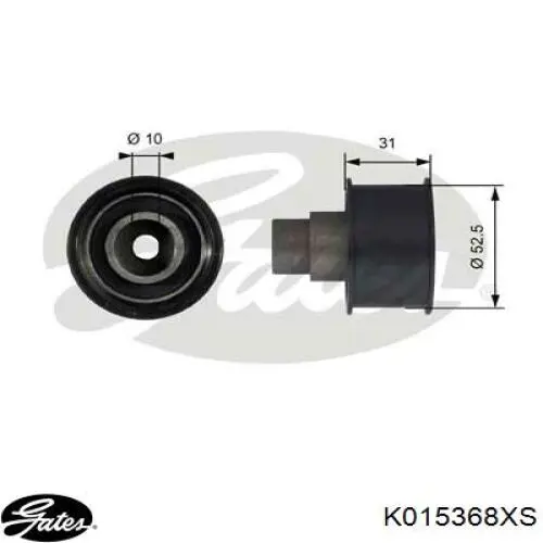 Купить K015368XS Gates Комплект ГРМ