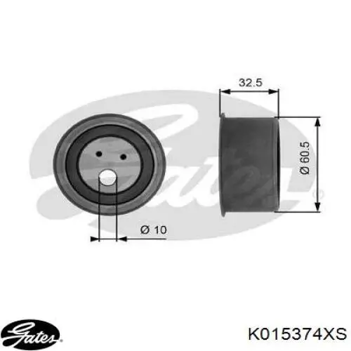 Комплект ремня ГРМ CT836K1 Continental/Siemens