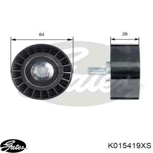 Комплект ГРМ K015419XS Gates