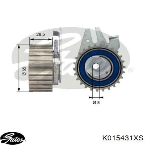 Купить K015431XS Gates Комплект ГРМ