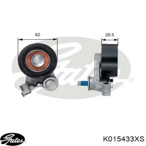 Купить K015433XS Gates Комплект ГРМ