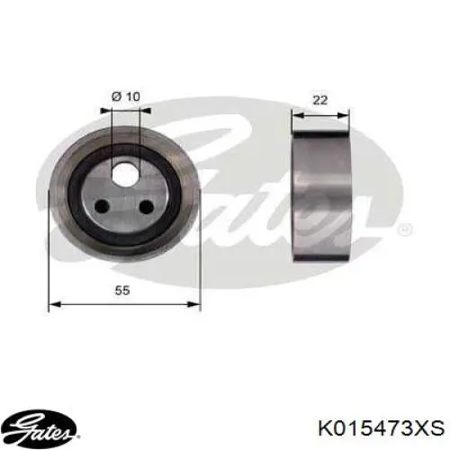 Купить K015473XS Gates Комплект ГРМ