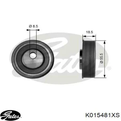 Комплект ГРМ K015481XS Gates