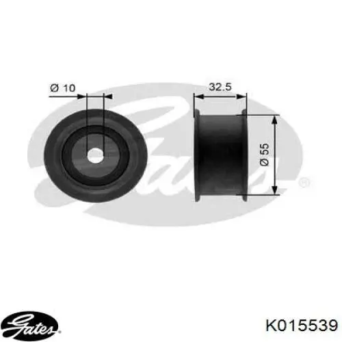 Купить K015539 Gates Комплект ГРМ