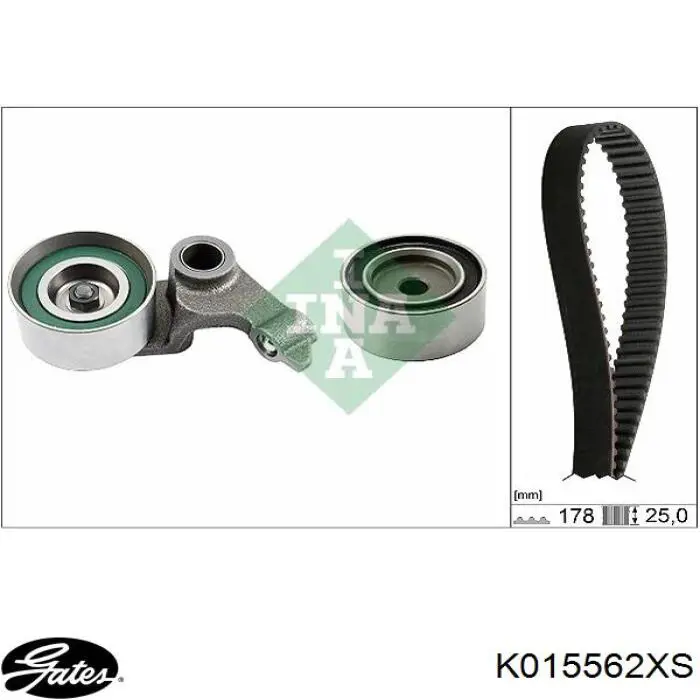 Купить K015562XS Gates Комплект ГРМ