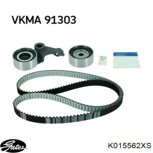 Комплект ГРМ K015562XS Gates