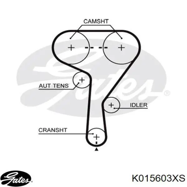 Купить K015603XS Gates Комплект ГРМ