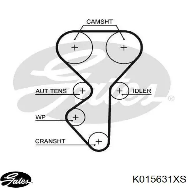 ГРМ ремни, комплект Miles AB08004 цена, от 68.87 USD