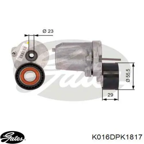 Купить K046DPK1817 Gates Ремень приводной