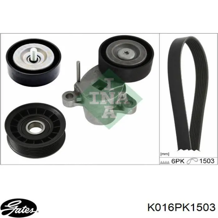 Ремень агрегатов приводной, комплект Continental/Siemens 6PK1502EXTRAK1 цена, от 56.53 USD