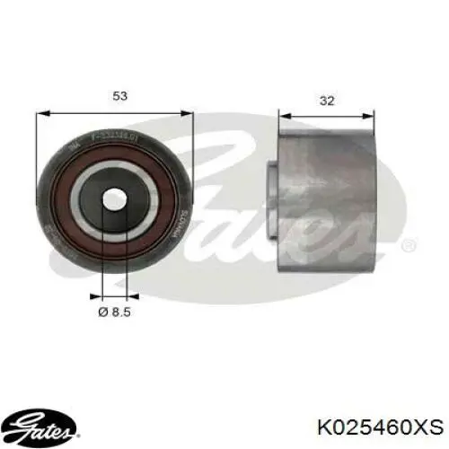 Комплект ГРМ K025460XS Gates