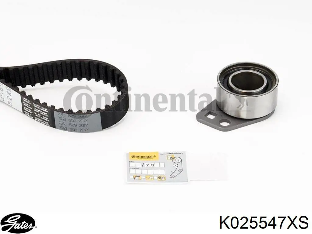 Ремень ГРМ, комплект Gates K025547XS