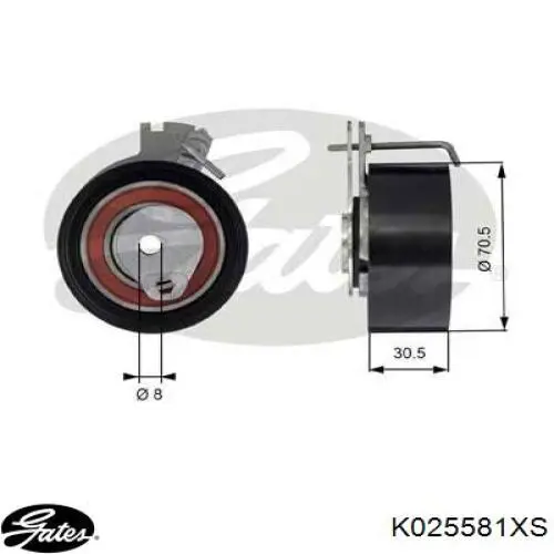 Купить K025581XS Gates Комплект ГРМ
