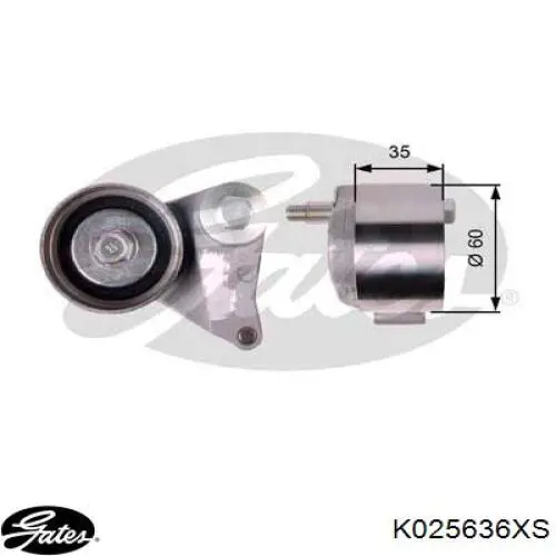 Комплект ГРМ K025636XS Gates