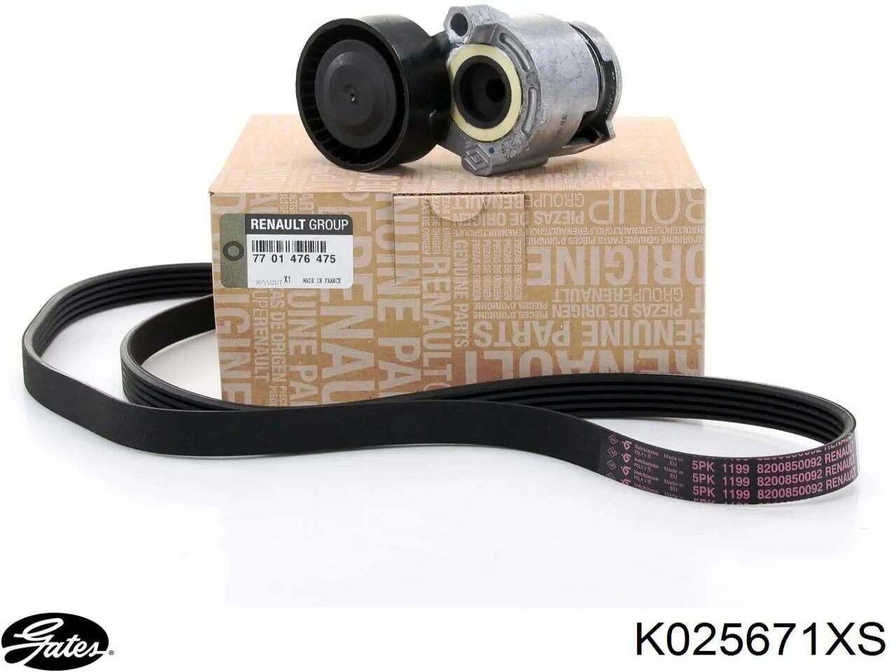7701478750 Renault (RVI) Комплект ремня ГРМ