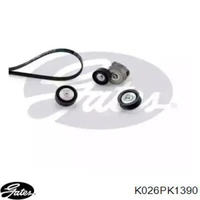 Ремень агрегатов приводной, комплект Gates K026PK1390 цена, от 86.55 USD