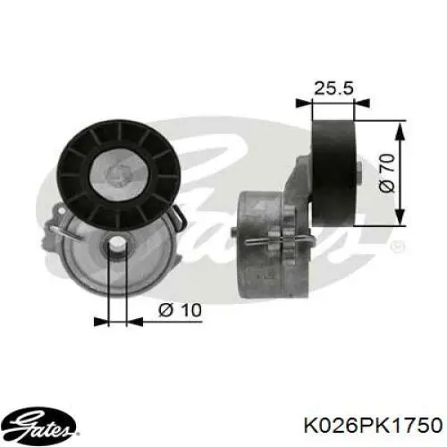 Приводной ремень агрегатов Dayco KPV023