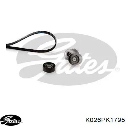Ремень агрегатов приводной, комплект Gates K026PK1795 цена, от 64.77 USD