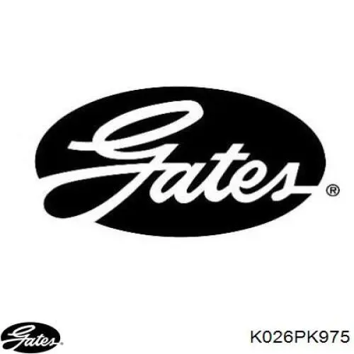 Ремень агрегатов приводной, комплект Gates K026PK975 цена, от 53.56 USD