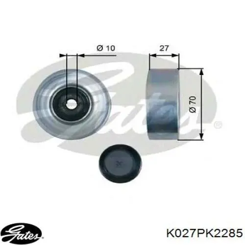 Ремень приводной K027PK2285 Gates
