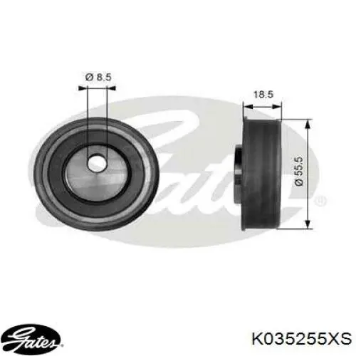 Комплект ГРМ K035255XS Gates