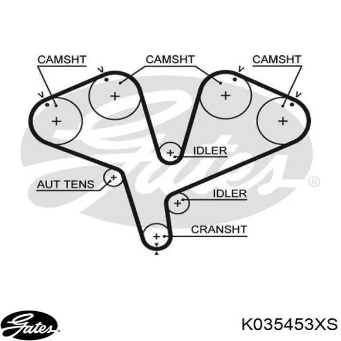ГРМ ремни, комплект Opel Omega B седан (25, 26, 27) (1994 - 2005) цена, от 193.02 USD
