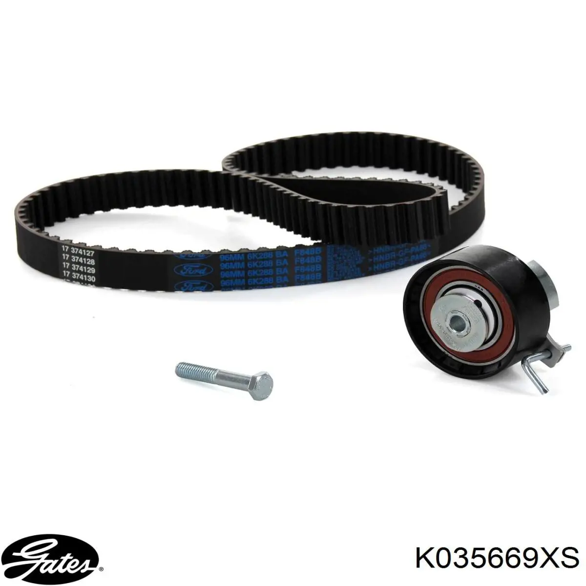 Ремень ГРМ, комплект Gates K035669XS