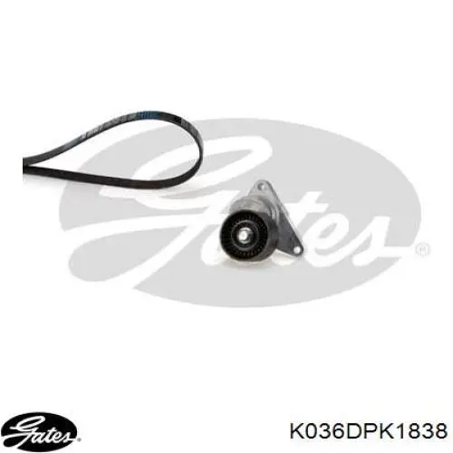 Ремень агрегатов приводной, комплект Gates K036DPK1838 цена, от 73.44 USD