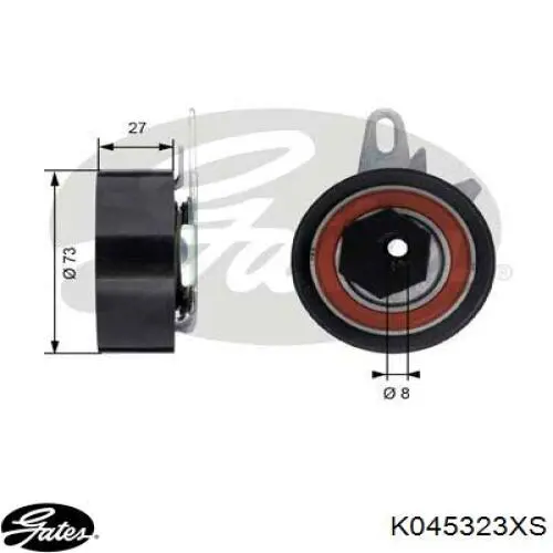Купить K045323XS Gates Комплект ГРМ