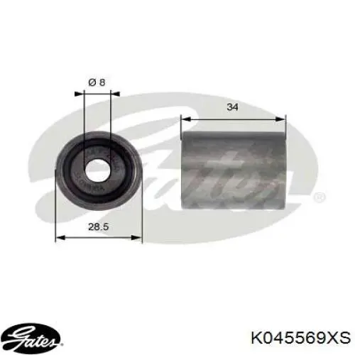 Купить K045569XS Gates Комплект ГРМ