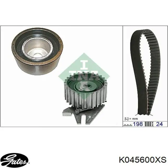 ГРМ ремни, комплект Continental/Siemens CT1076K2 цена, от 99.96 USD